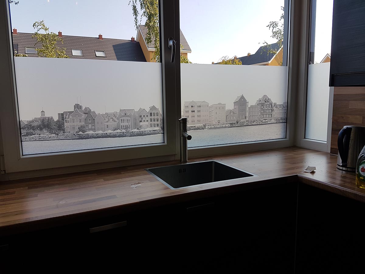 raamfolie met foto print