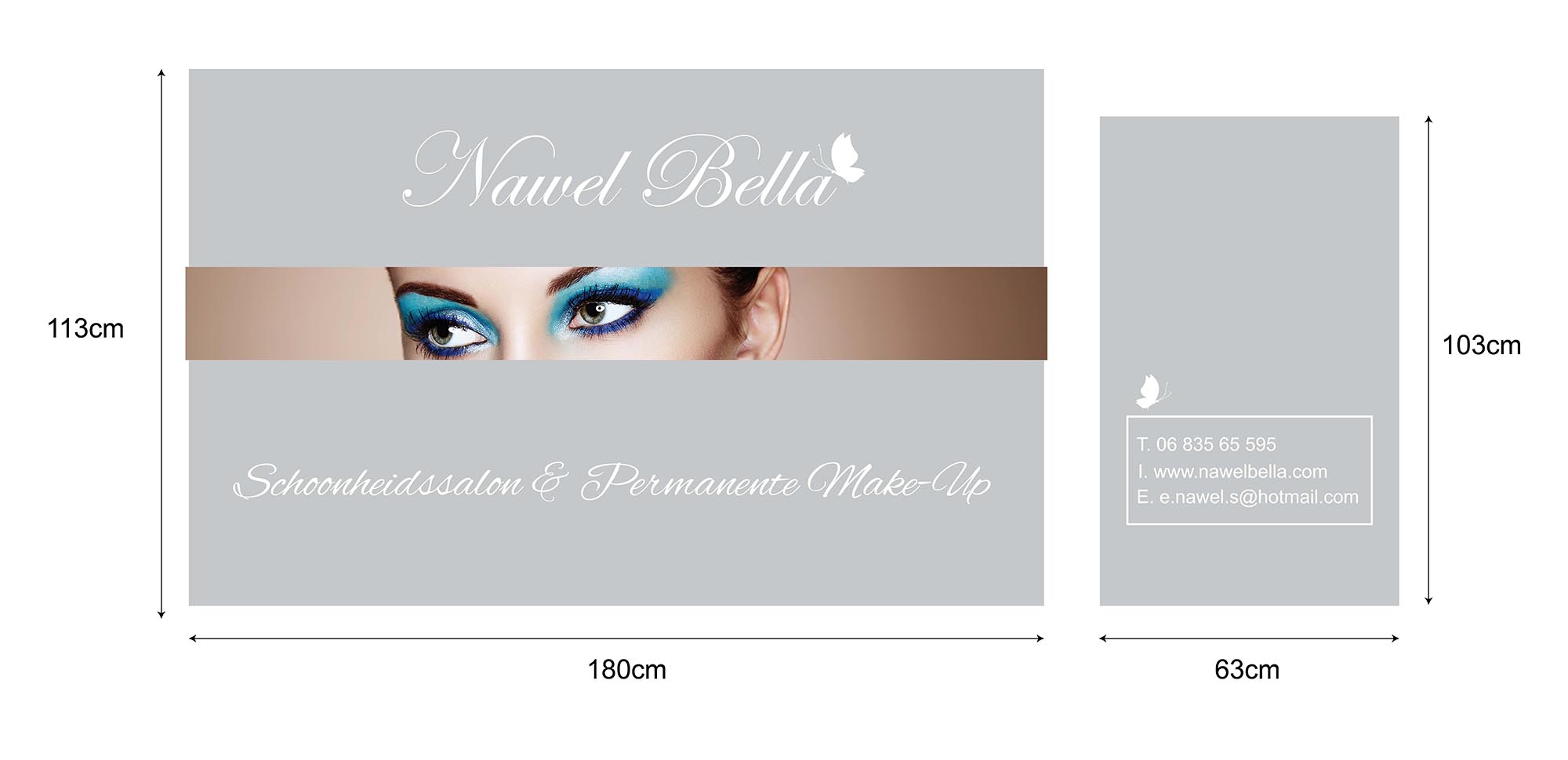 Raamfolie Nawel Bella