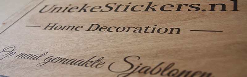 Laat uw eigen verfsjabloon maken