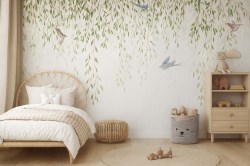 fotobehang-hangende-takken-en-vogels-kinderkamer