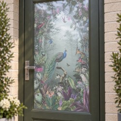 voordeur-bedrukt-sfeerbeelden/bedrukte-raamfolie-voordeur-bos-en-vogels