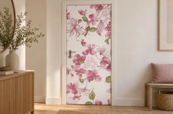 xl-deuren-extra-sfeerbeelden/xl-deursticker-roze-bloemenpatroon-sfeer